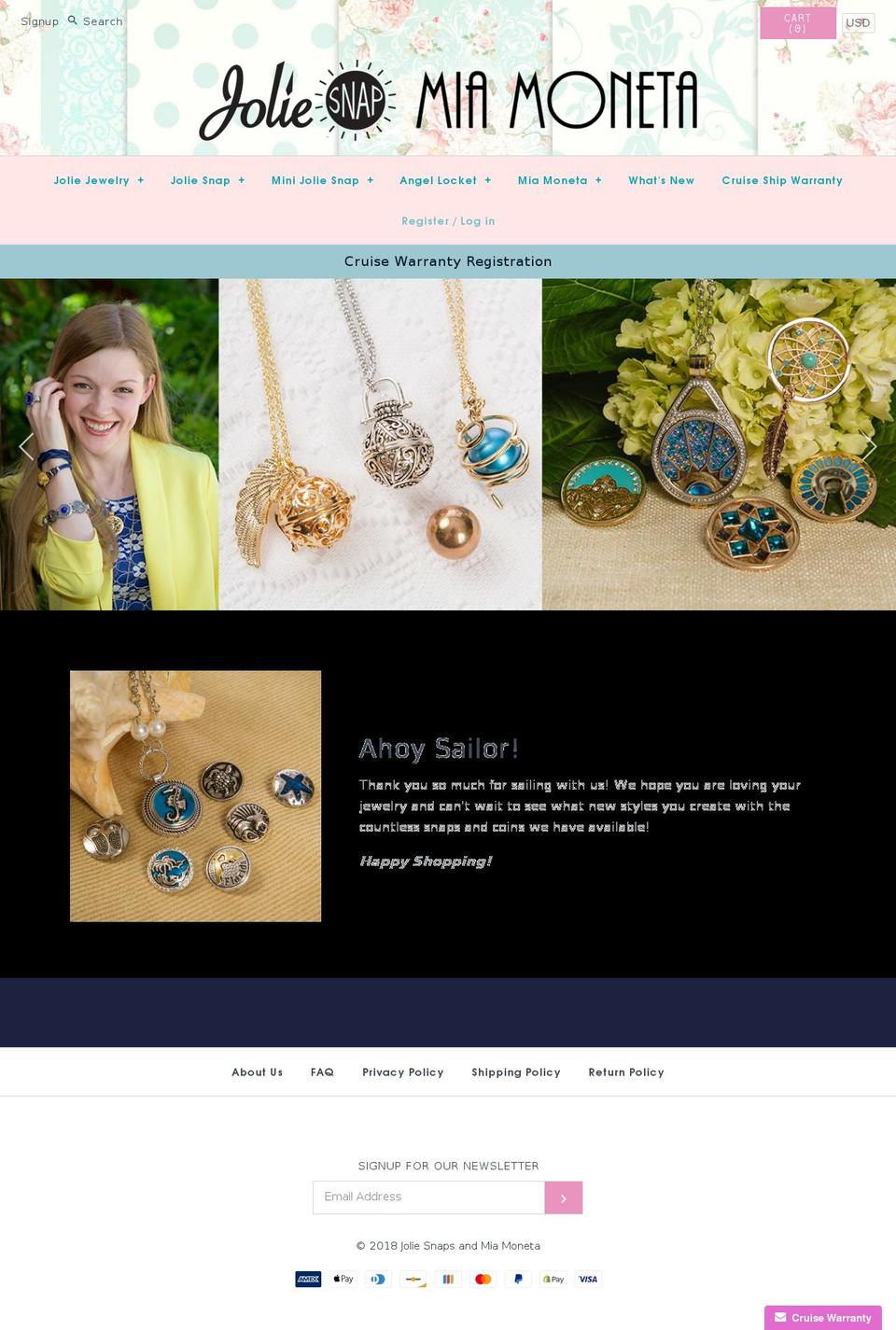 joliesnaps.com — Shopify storefront screenshot