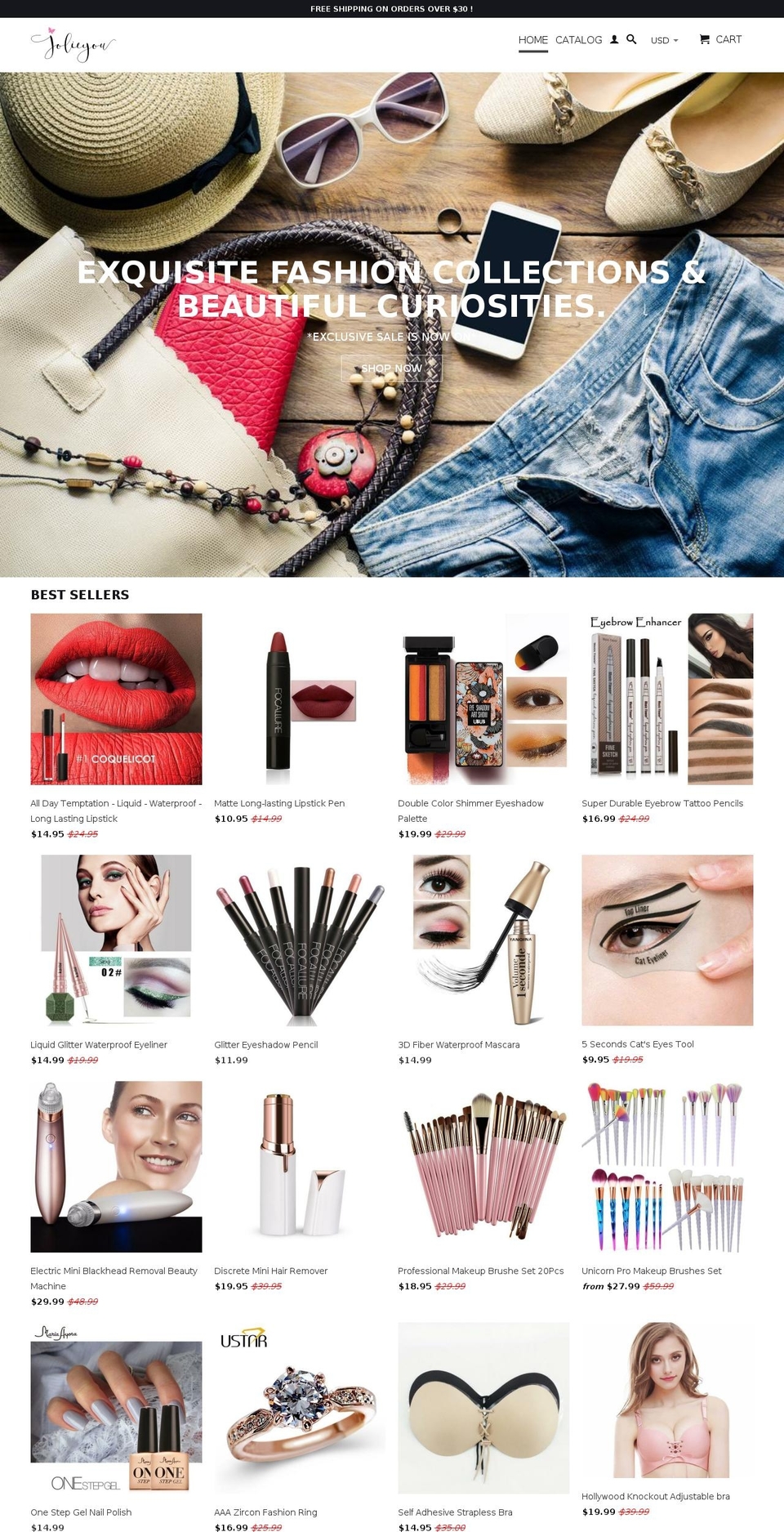 jolieyou.com shopify website screenshot