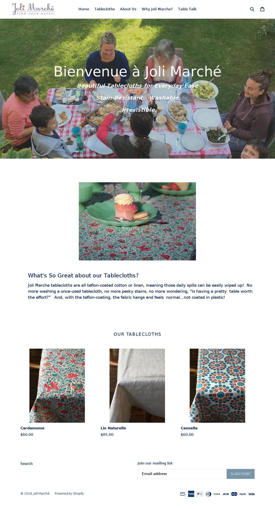 jolimarche.com — Shopify storefront screenshot