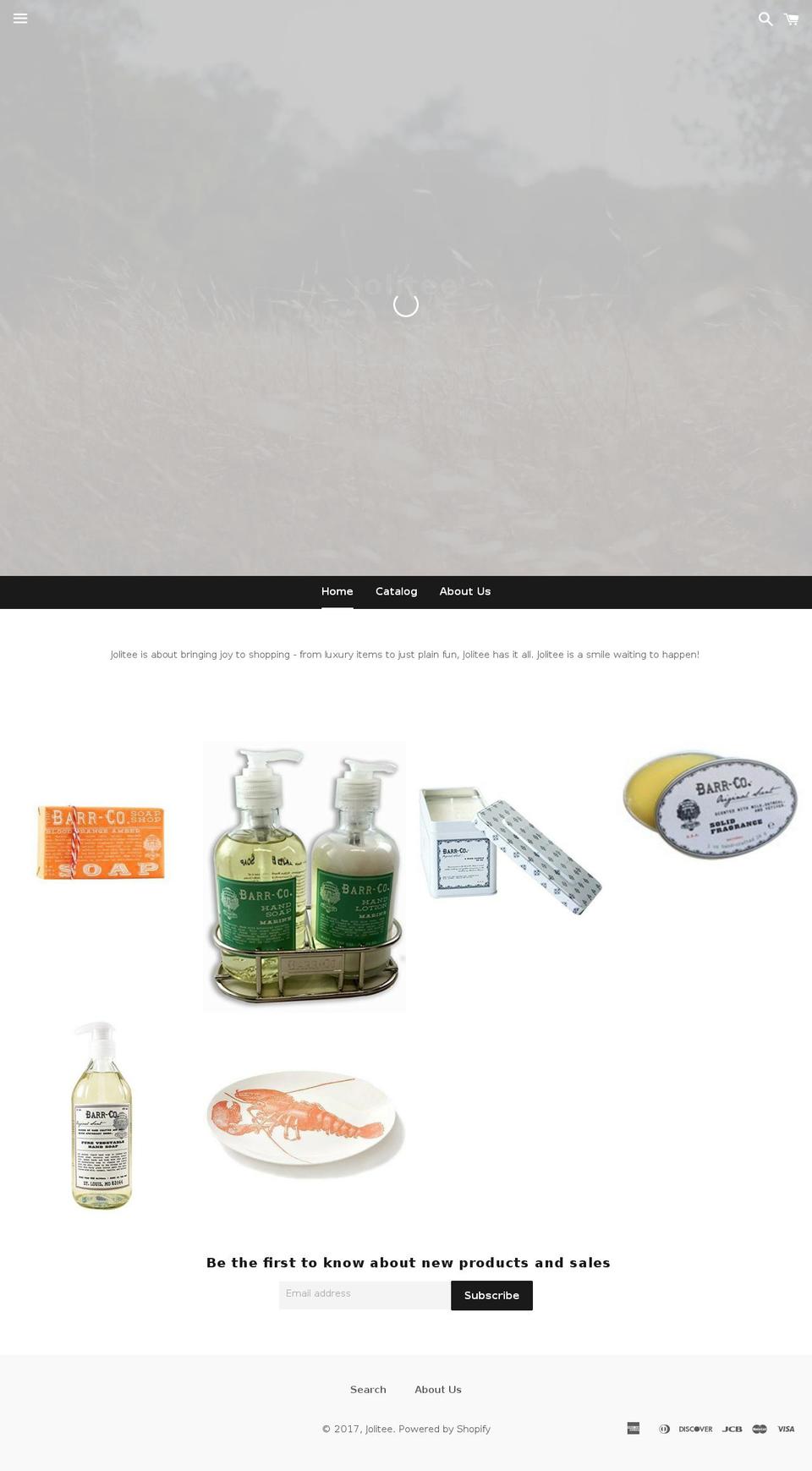 jolitee.com shopify website screenshot