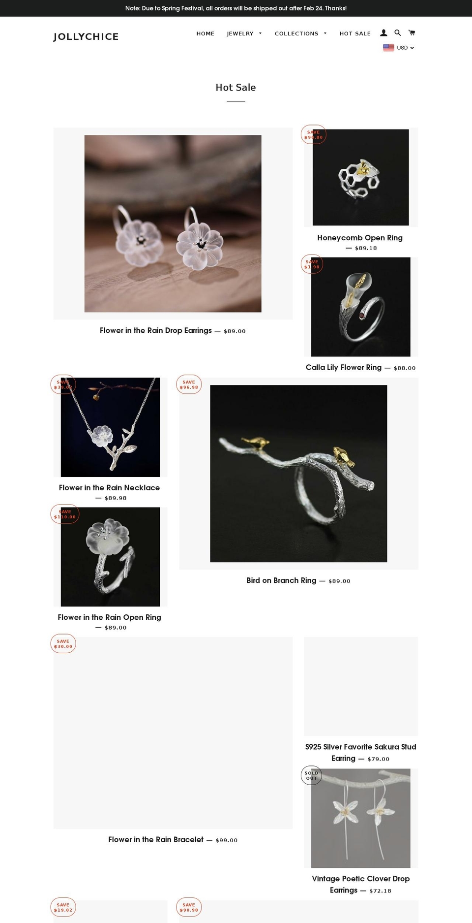 jollychice.com shopify website screenshot