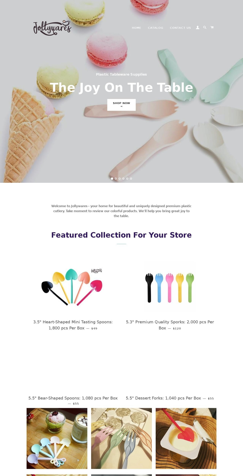 jollywares.com — Shopify storefront screenshot