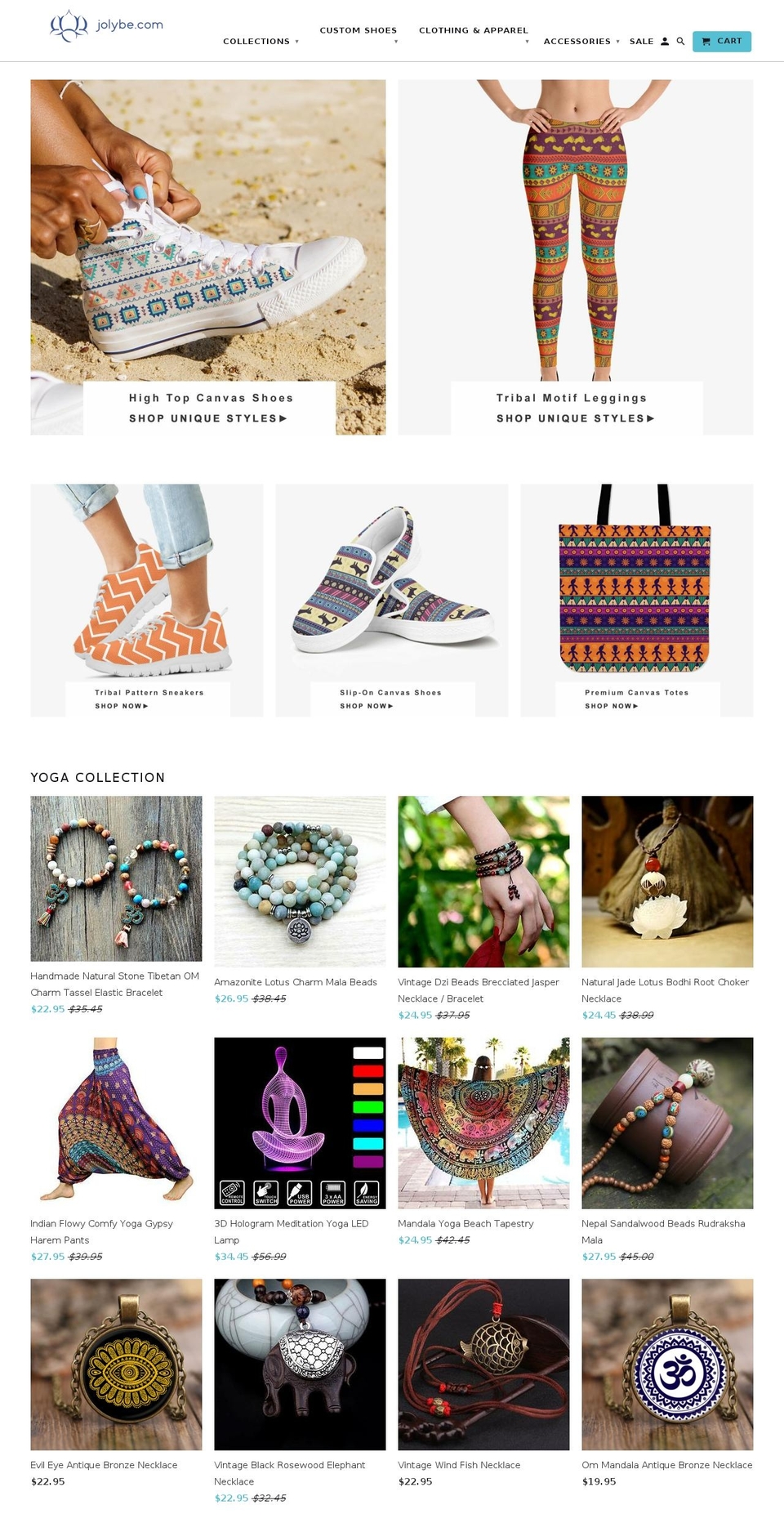 jolybe.com — Shopify storefront screenshot