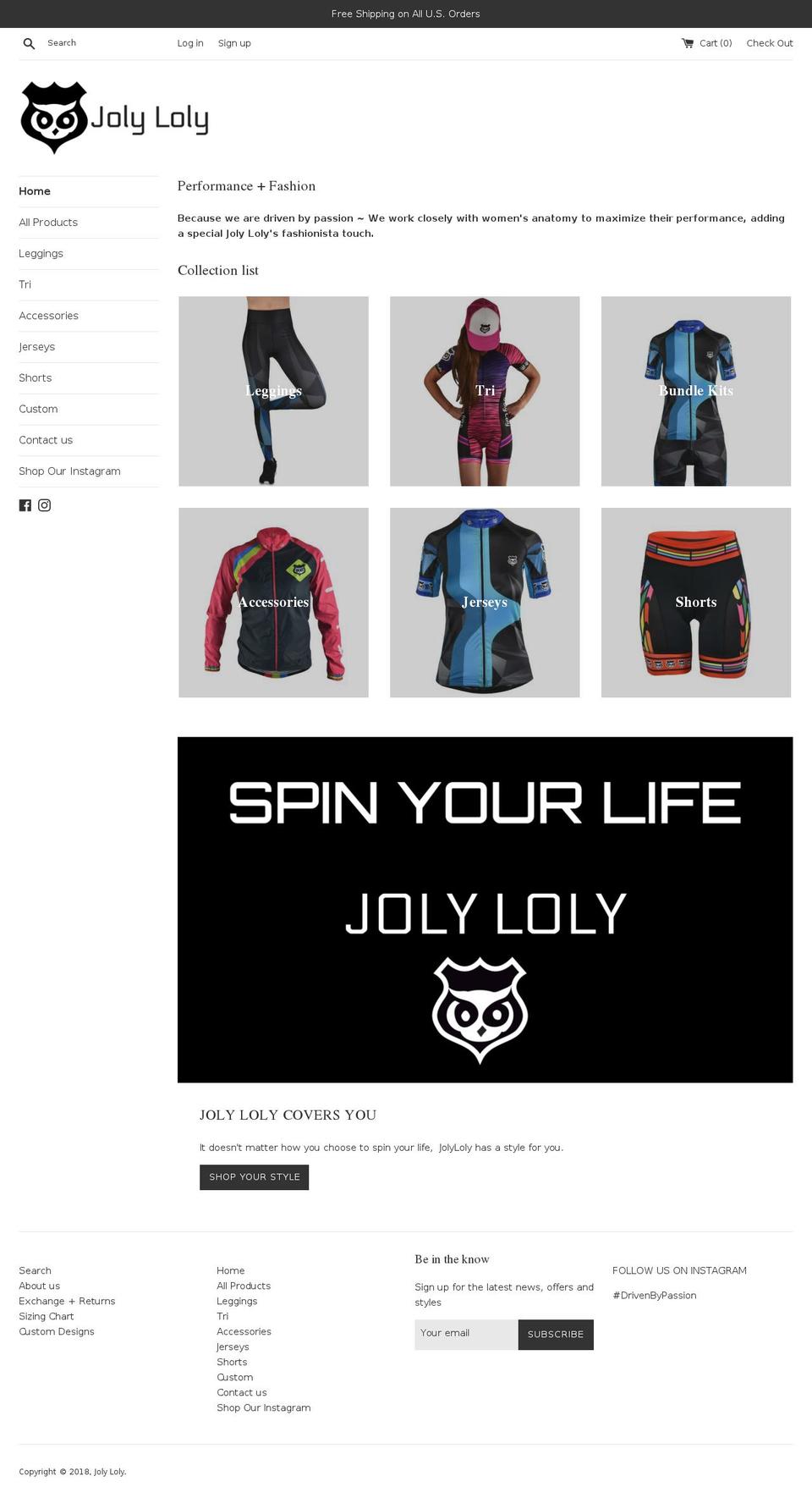 jolyloly.com shopify website screenshot