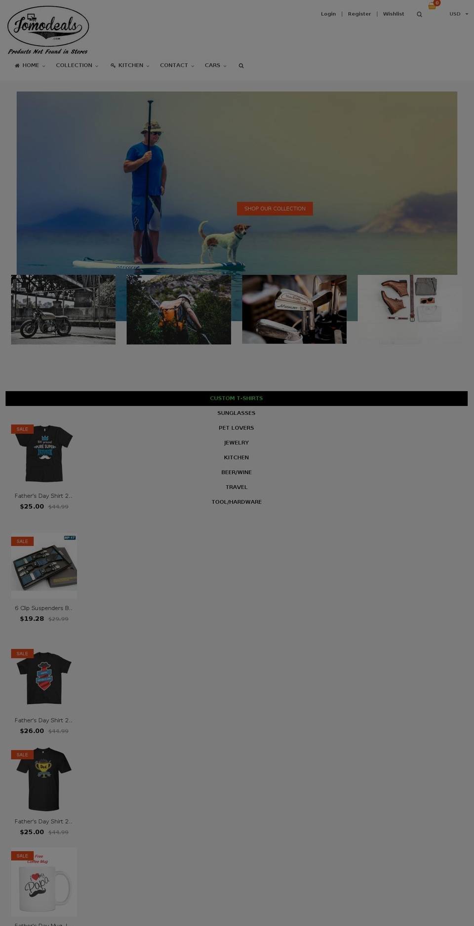 jomodeals.com — Shopify storefront screenshot