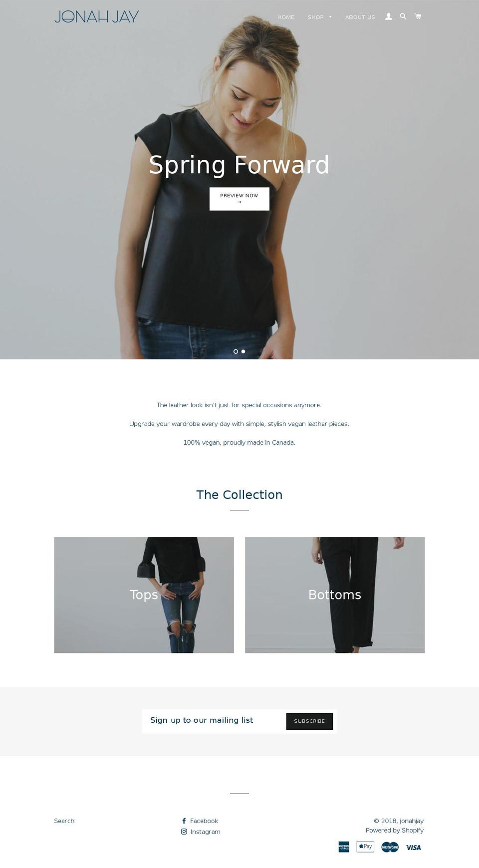 jonahjay.com — Shopify storefront screenshot