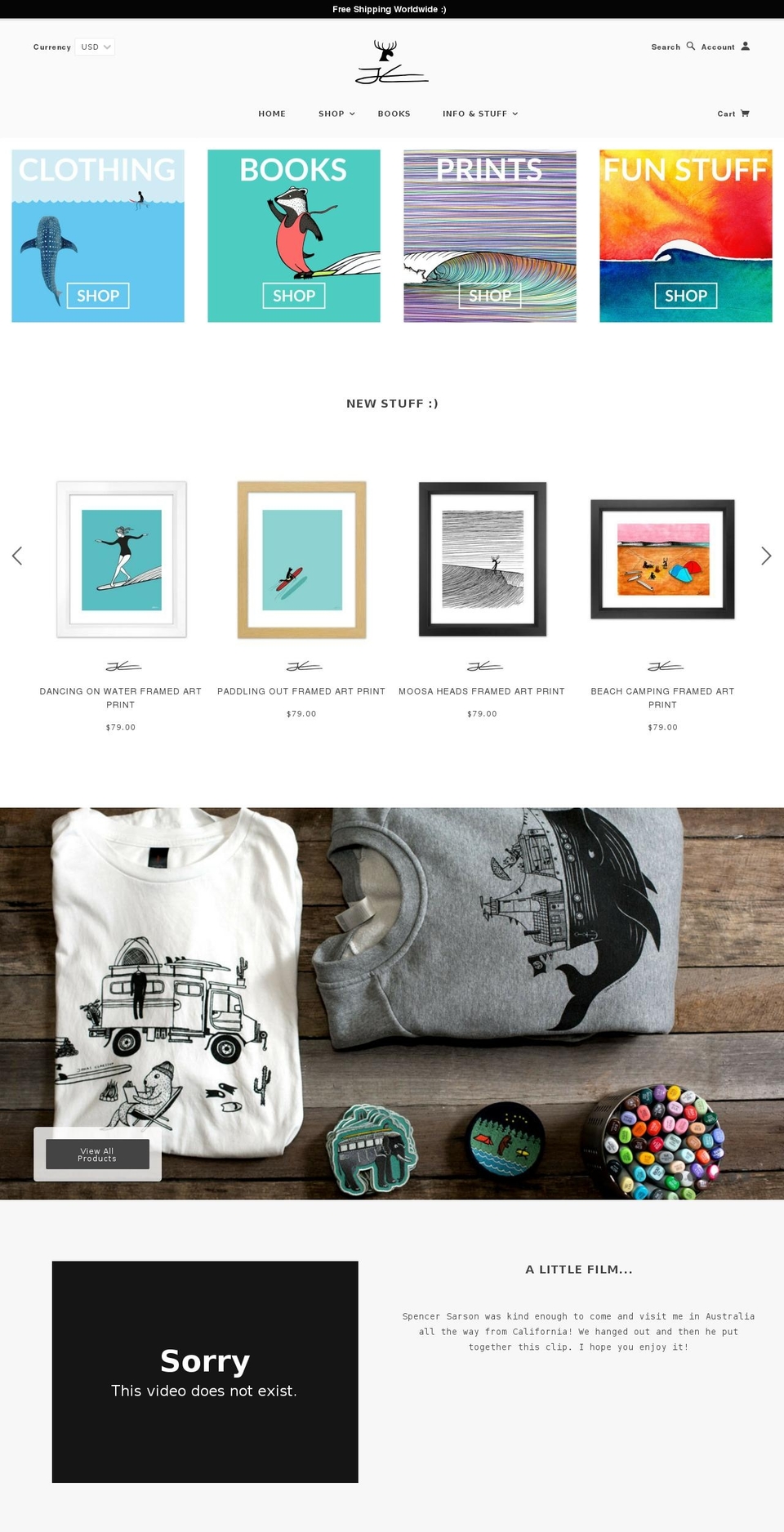 jonasdraws.com shopify website screenshot