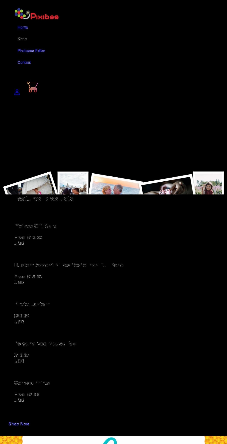 jonathanfrancisfineprints.com shopify website screenshot