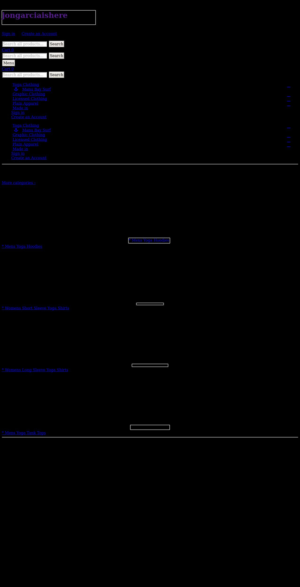 jongarciaishere.com shopify website screenshot