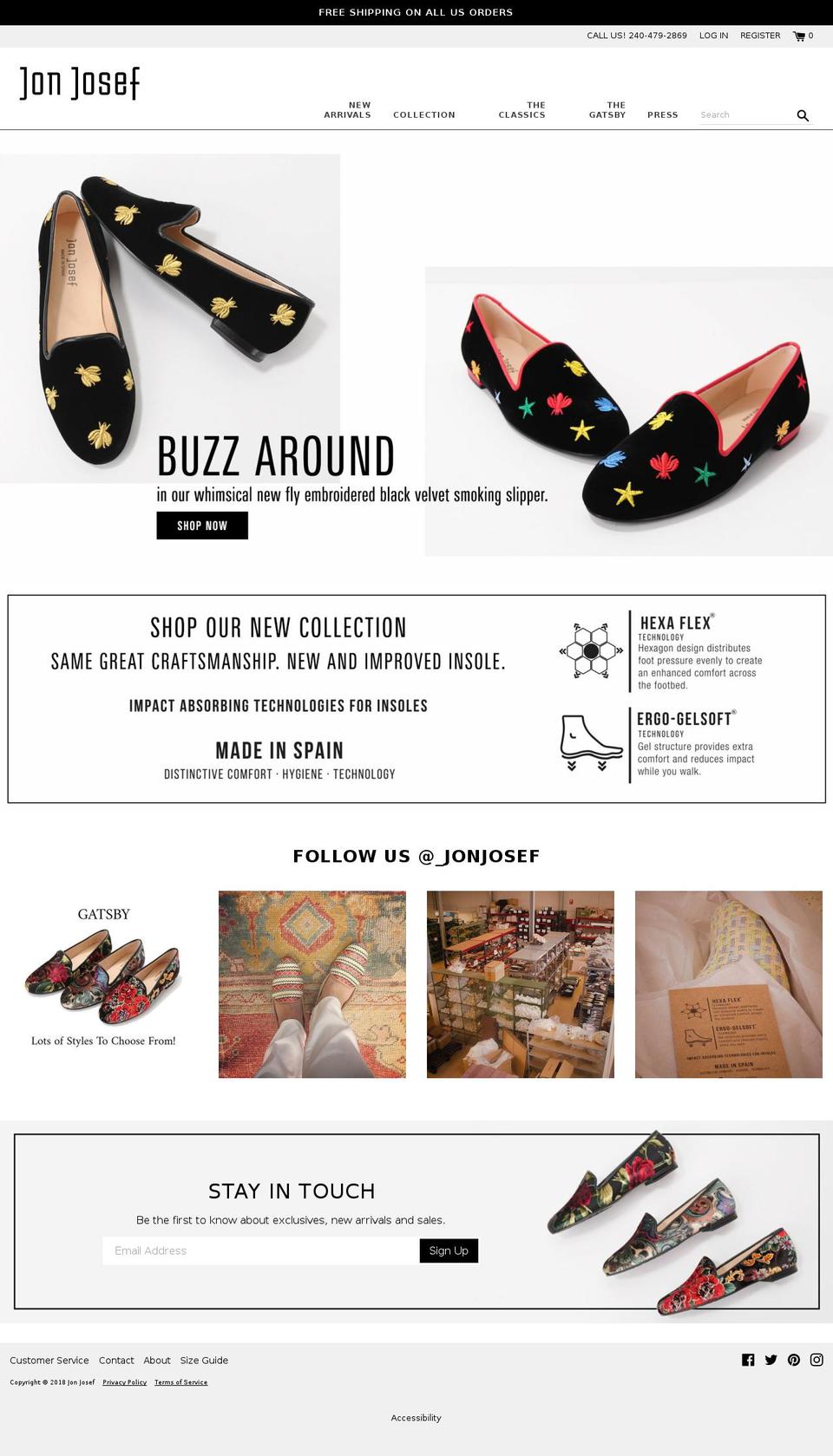 jonjosef.com shopify website screenshot