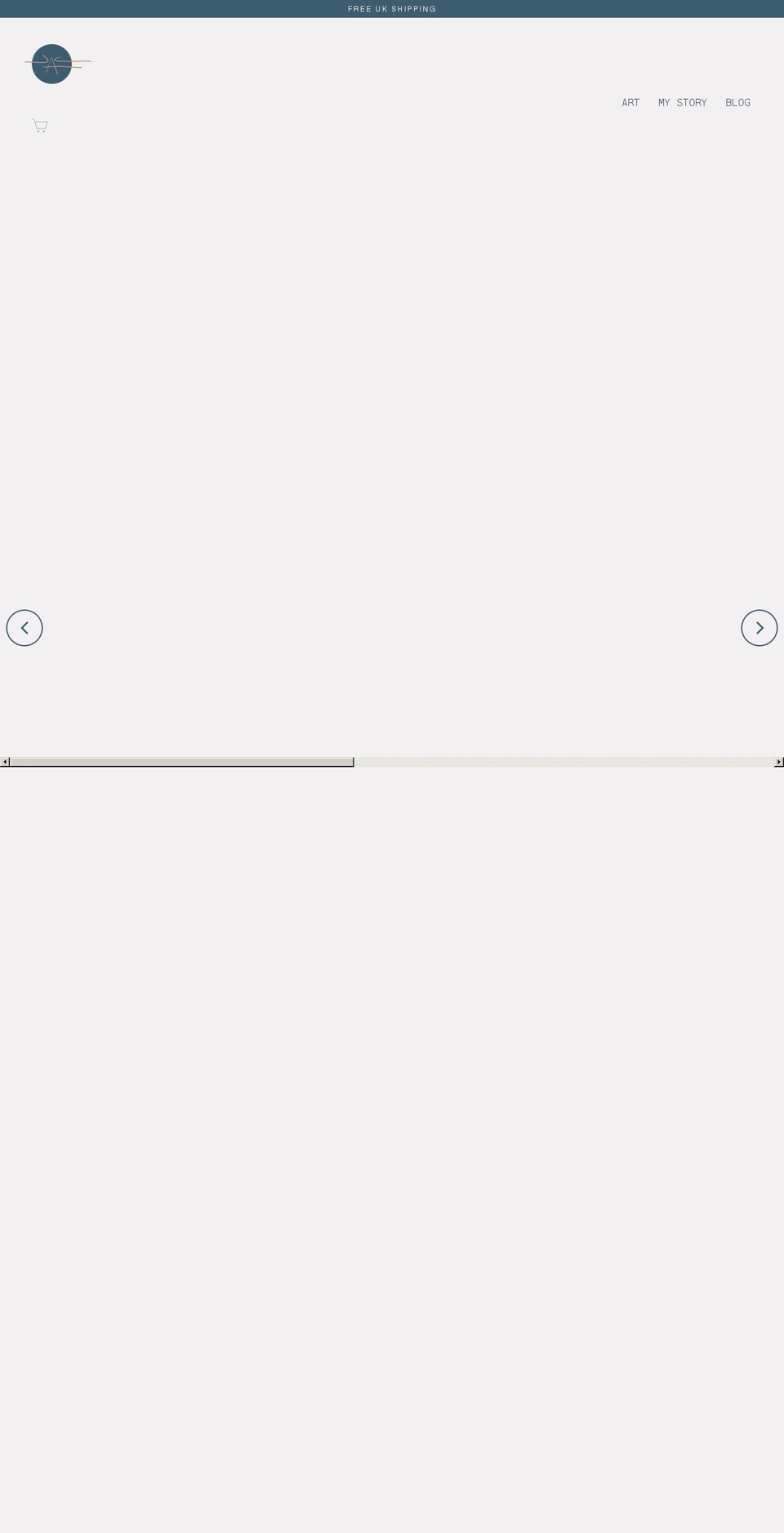 jonnychurchart.com shopify website screenshot