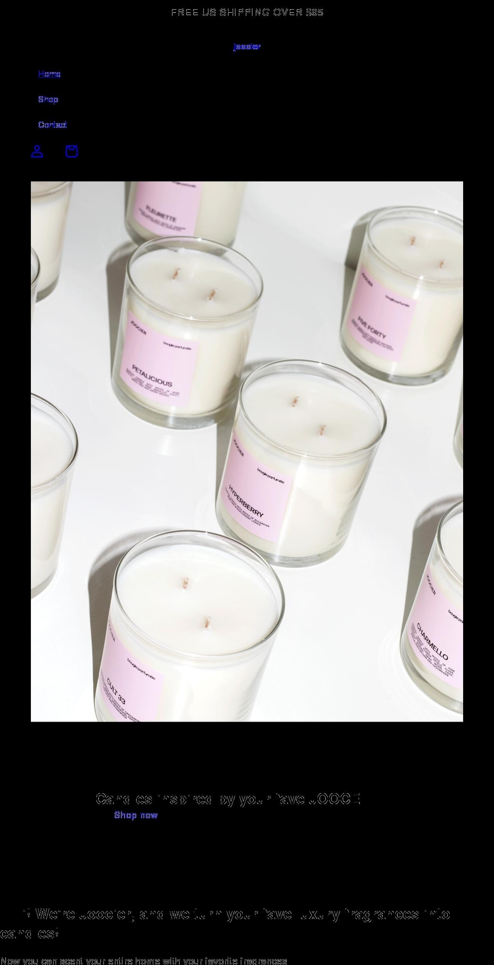 joocier.com shopify website screenshot