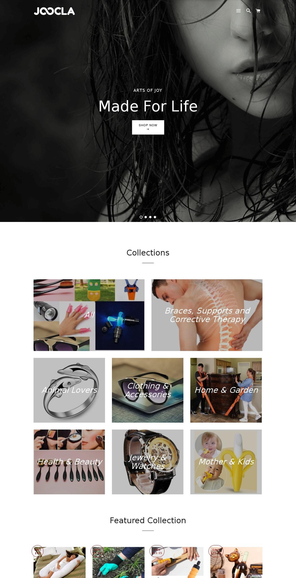 joocla.com — Shopify storefront screenshot