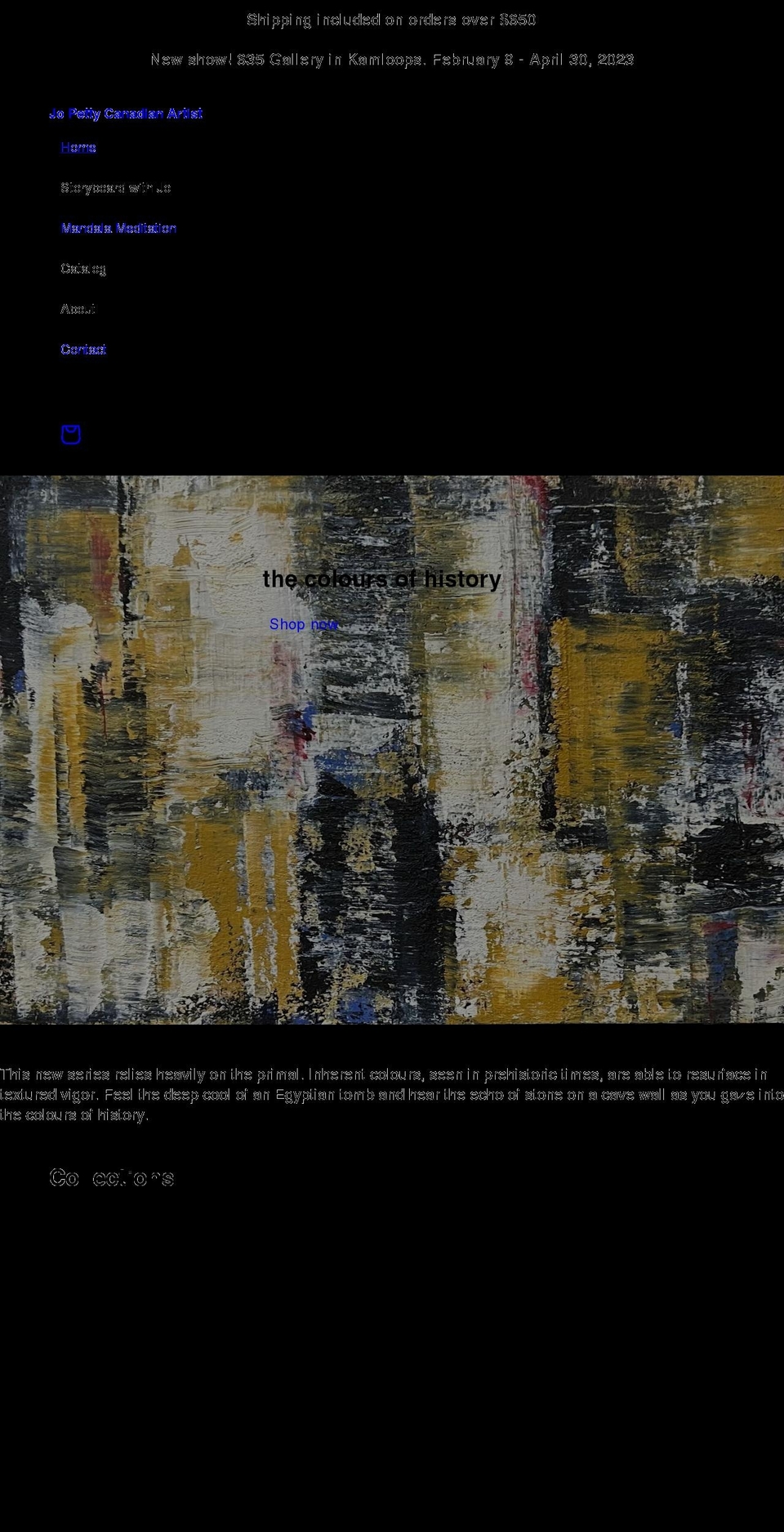 jopetty.com shopify website screenshot