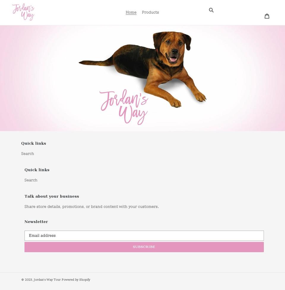 jordan-will-be-home-for-christmas.myshopify.com shopify website screenshot