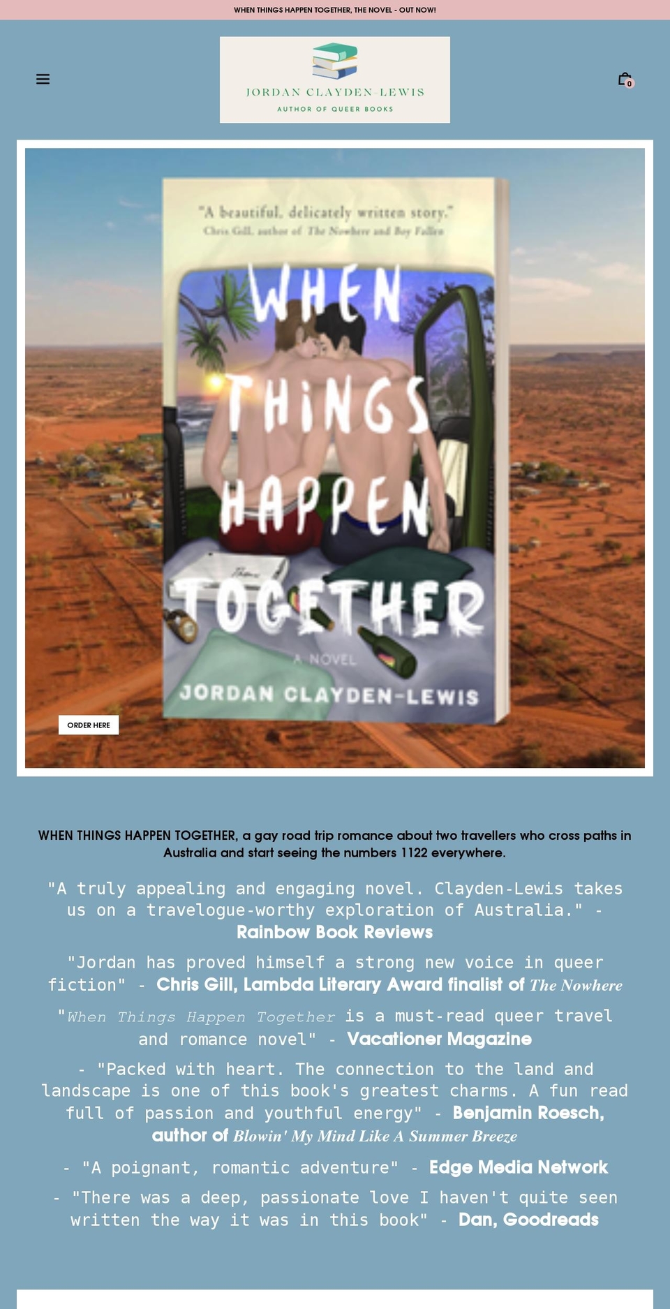 jordanclayden-lewis.com shopify website screenshot