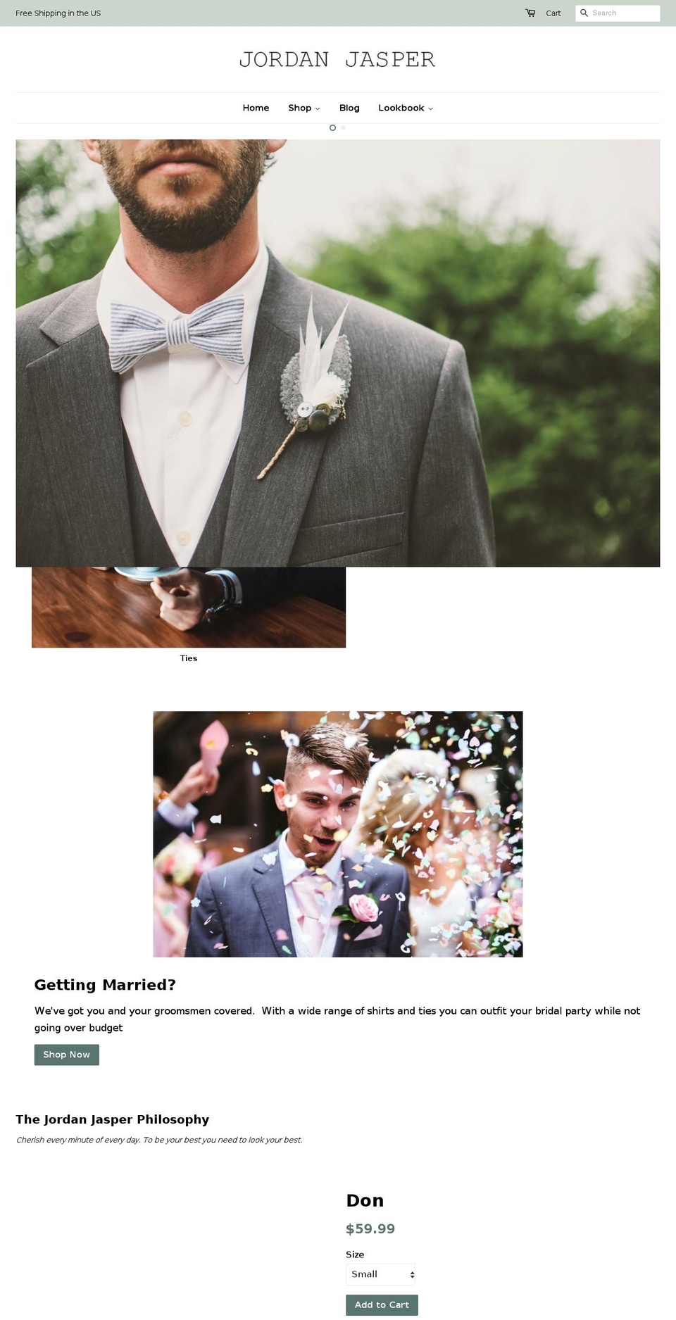 jordanjasper.com — Shopify storefront screenshot