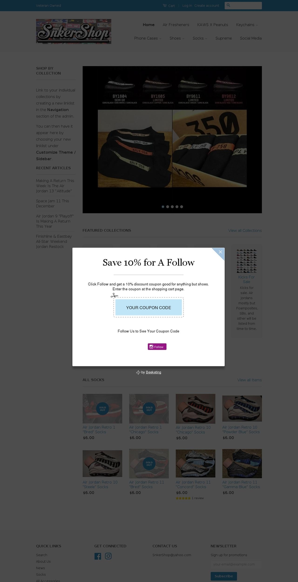jordankeychain.com — Shopify storefront screenshot