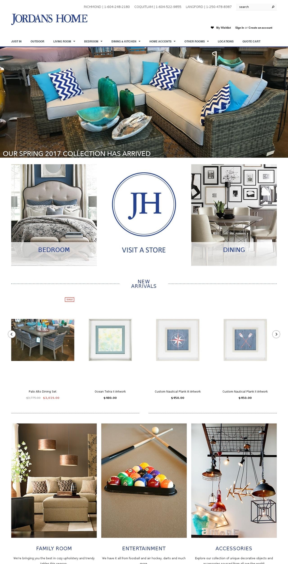 Jordans Home Shopify theme site example jordanshome.org