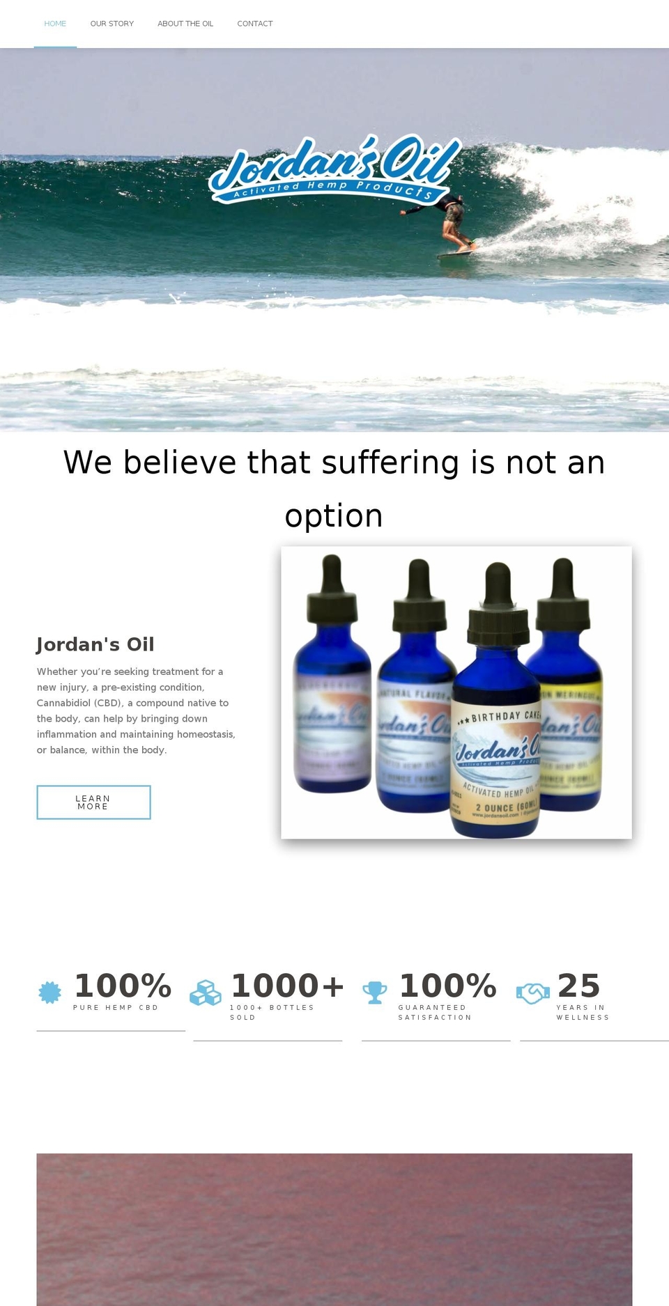 jordansoil.com — Shopify storefront screenshot