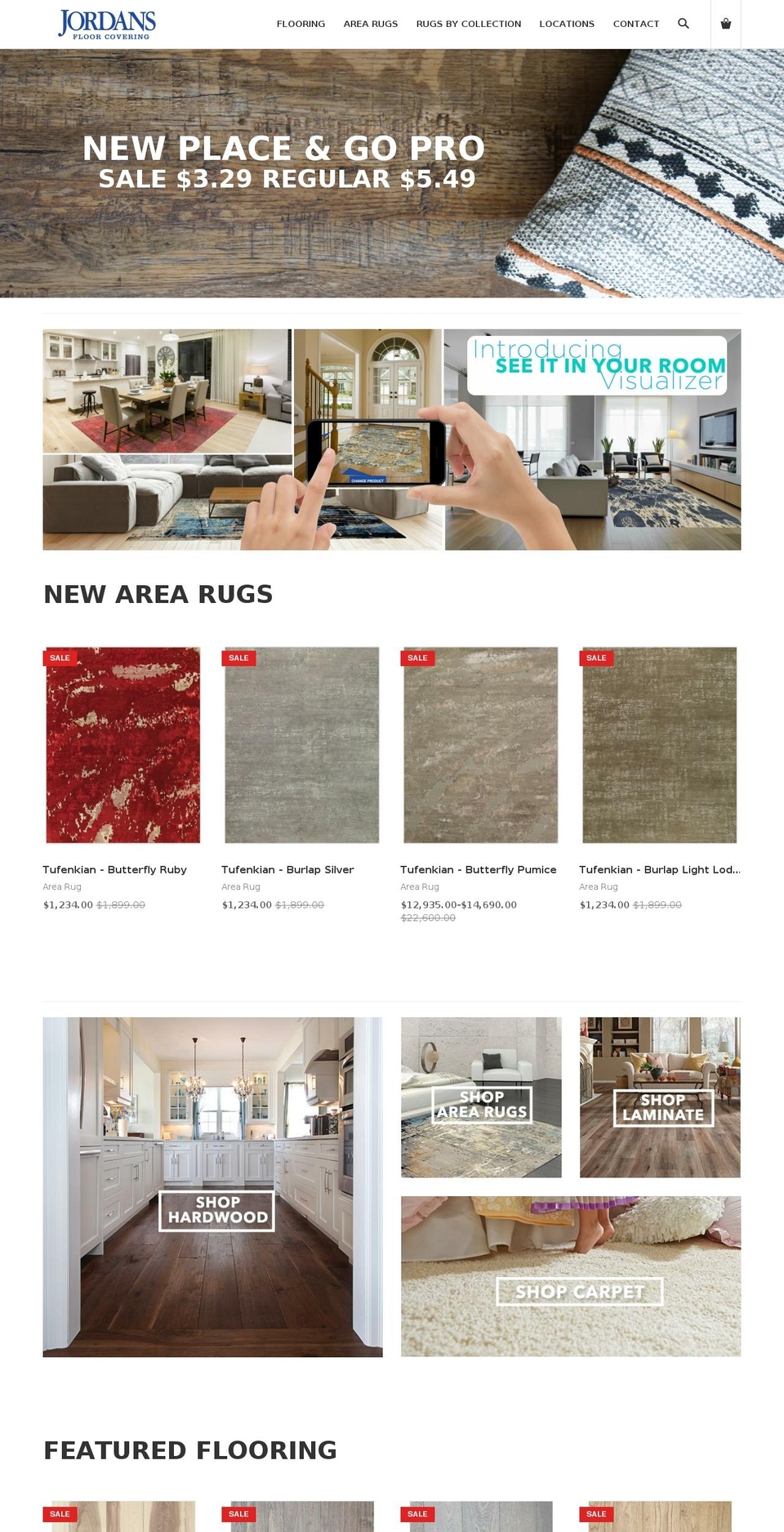 jordansrugs.org shopify website screenshot