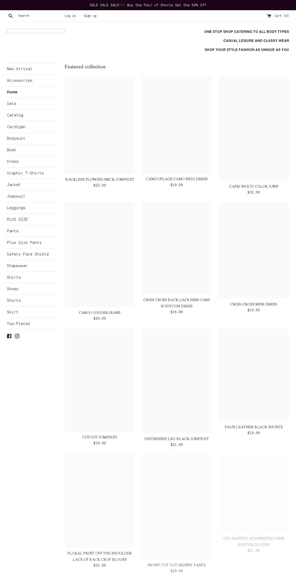 jordenboutiques.com shopify website screenshot