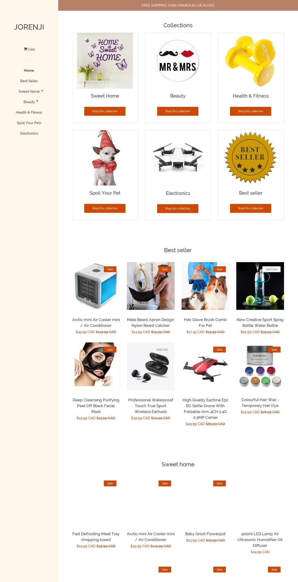 jorenji.com — Shopify storefront screenshot