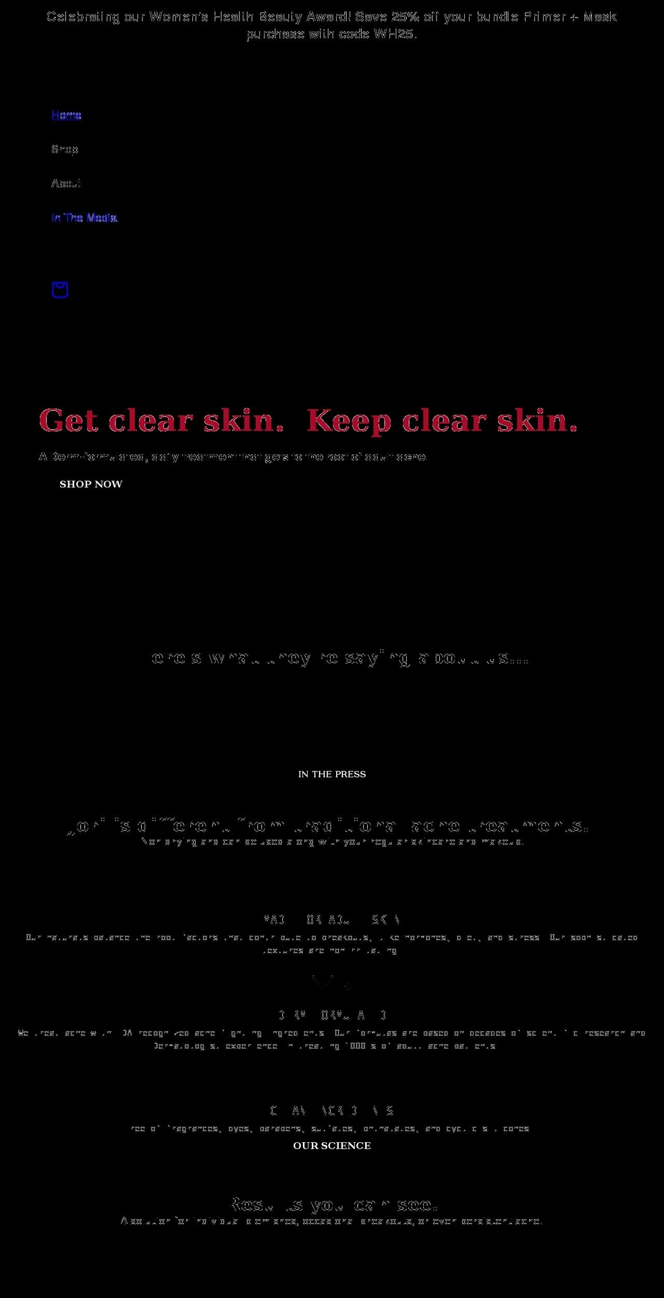 joriskincare.com shopify website screenshot