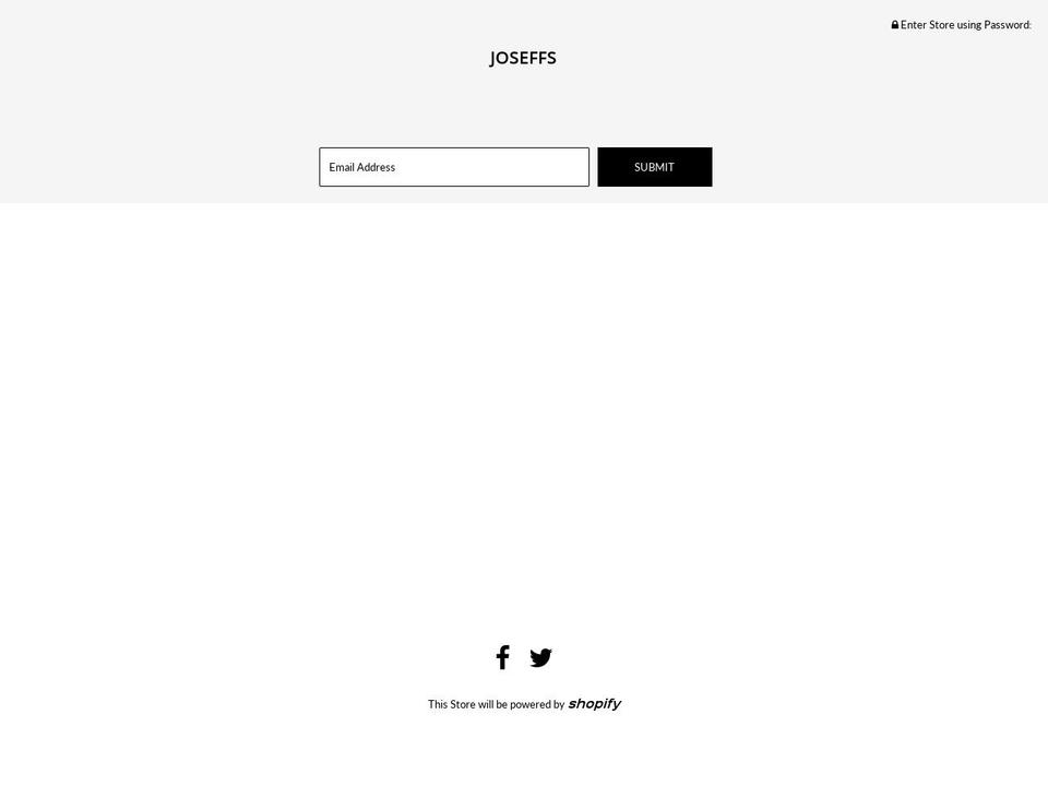 joseffs.com — Shopify storefront screenshot