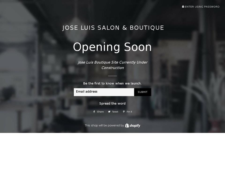 joseluisboutique.com — Shopify storefront screenshot