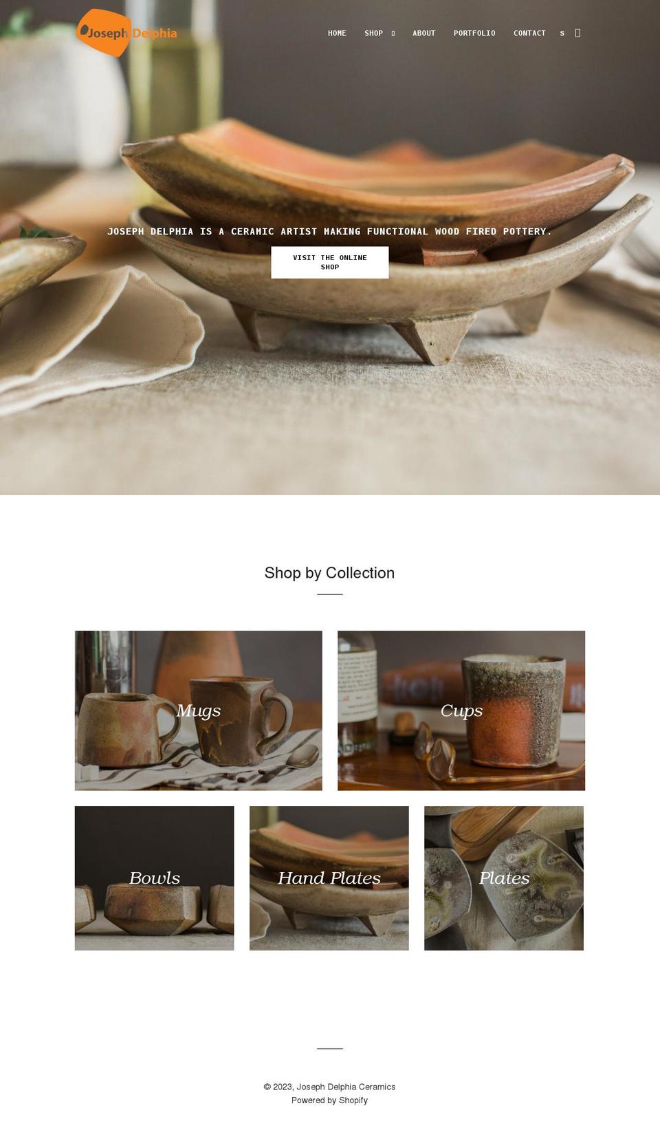 josephdelphia.com shopify website screenshot