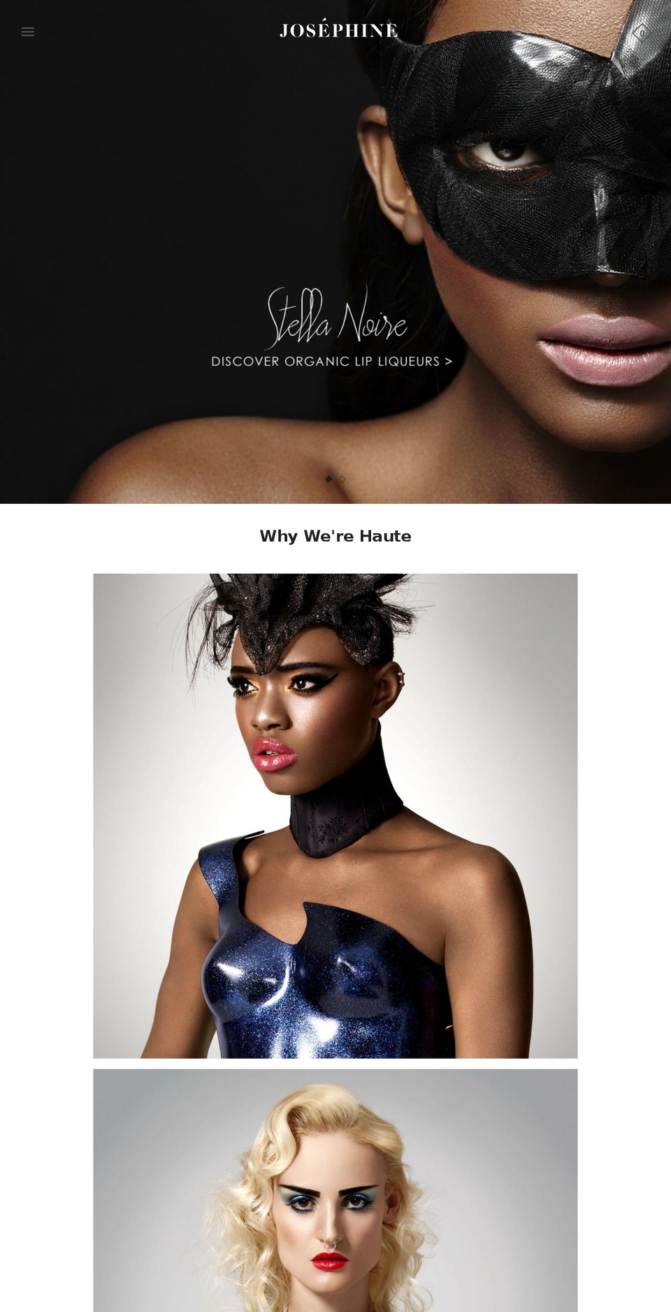 josephinecosmetics.com shopify website screenshot