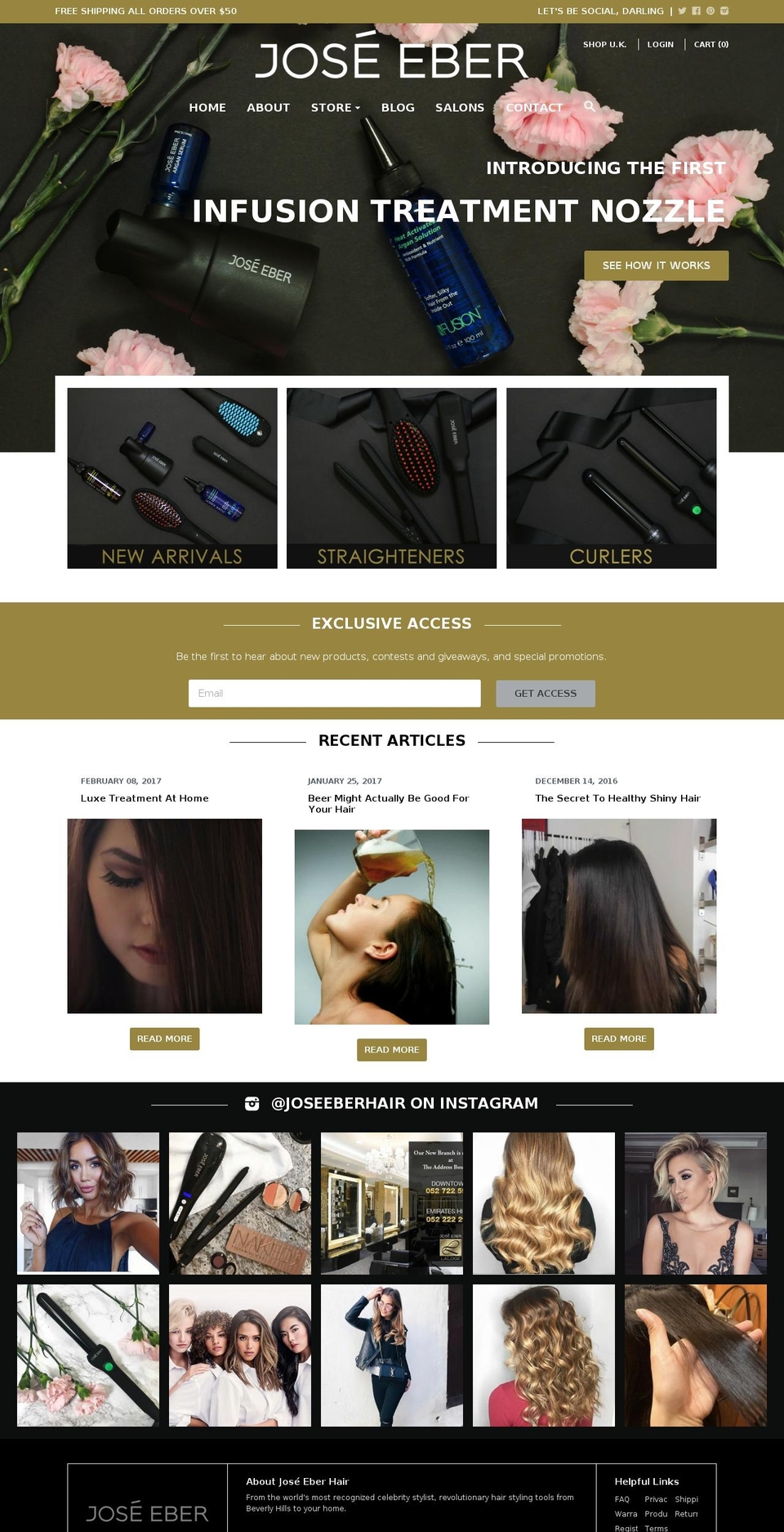 joseprize.com shopify website screenshot