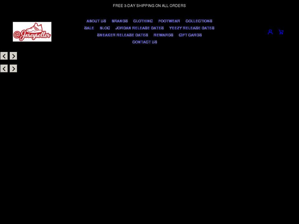 joseyseller.com shopify website screenshot