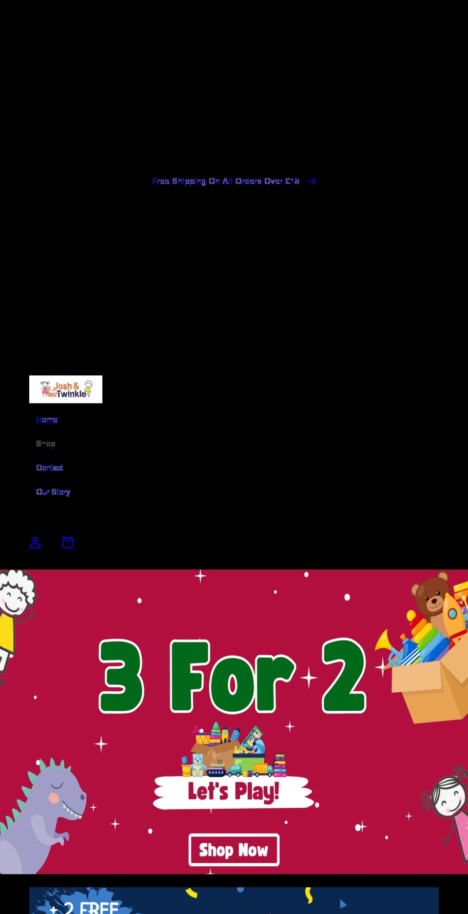 joshandtwinkle.com shopify website screenshot