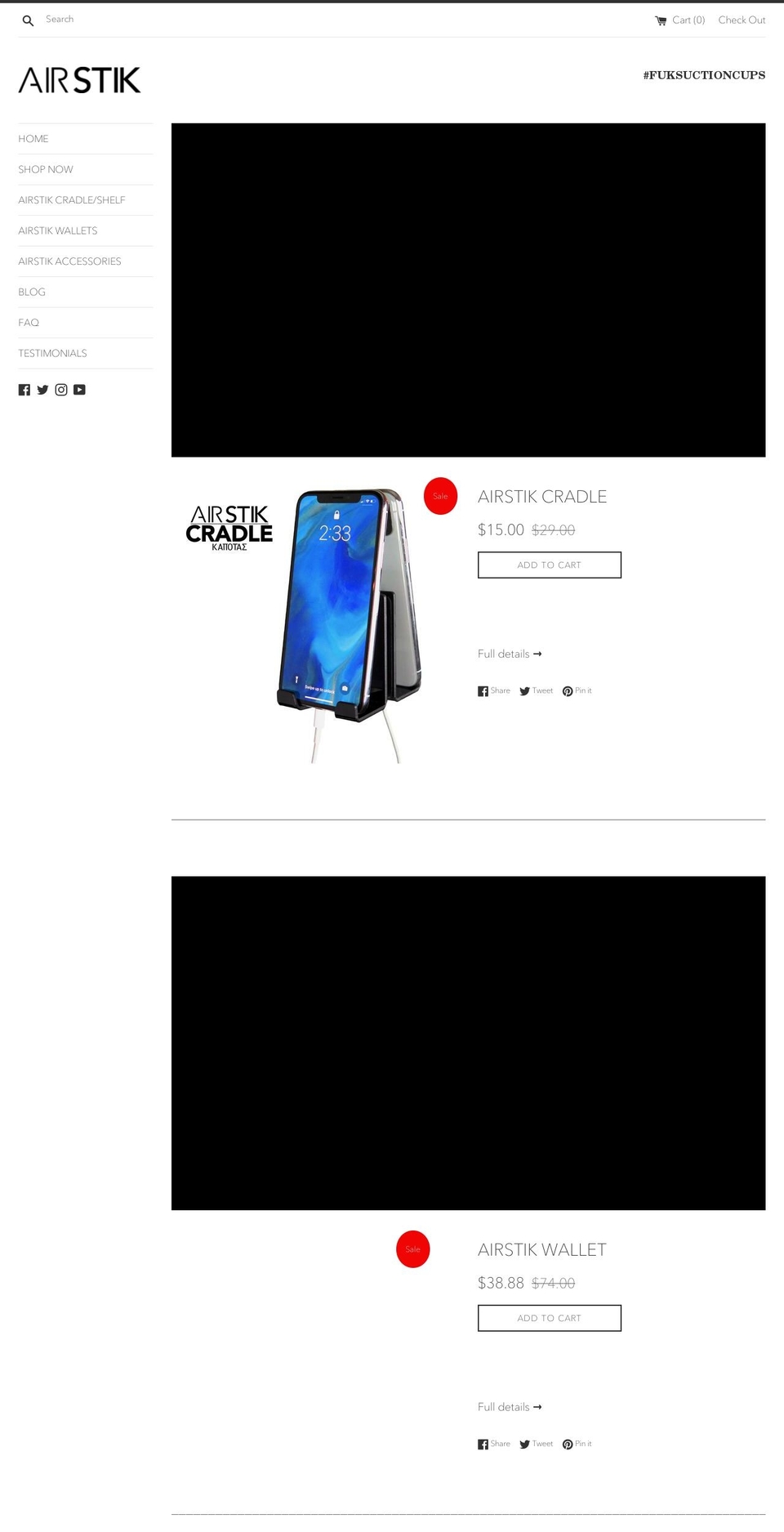 joshuastebbins.com shopify website screenshot