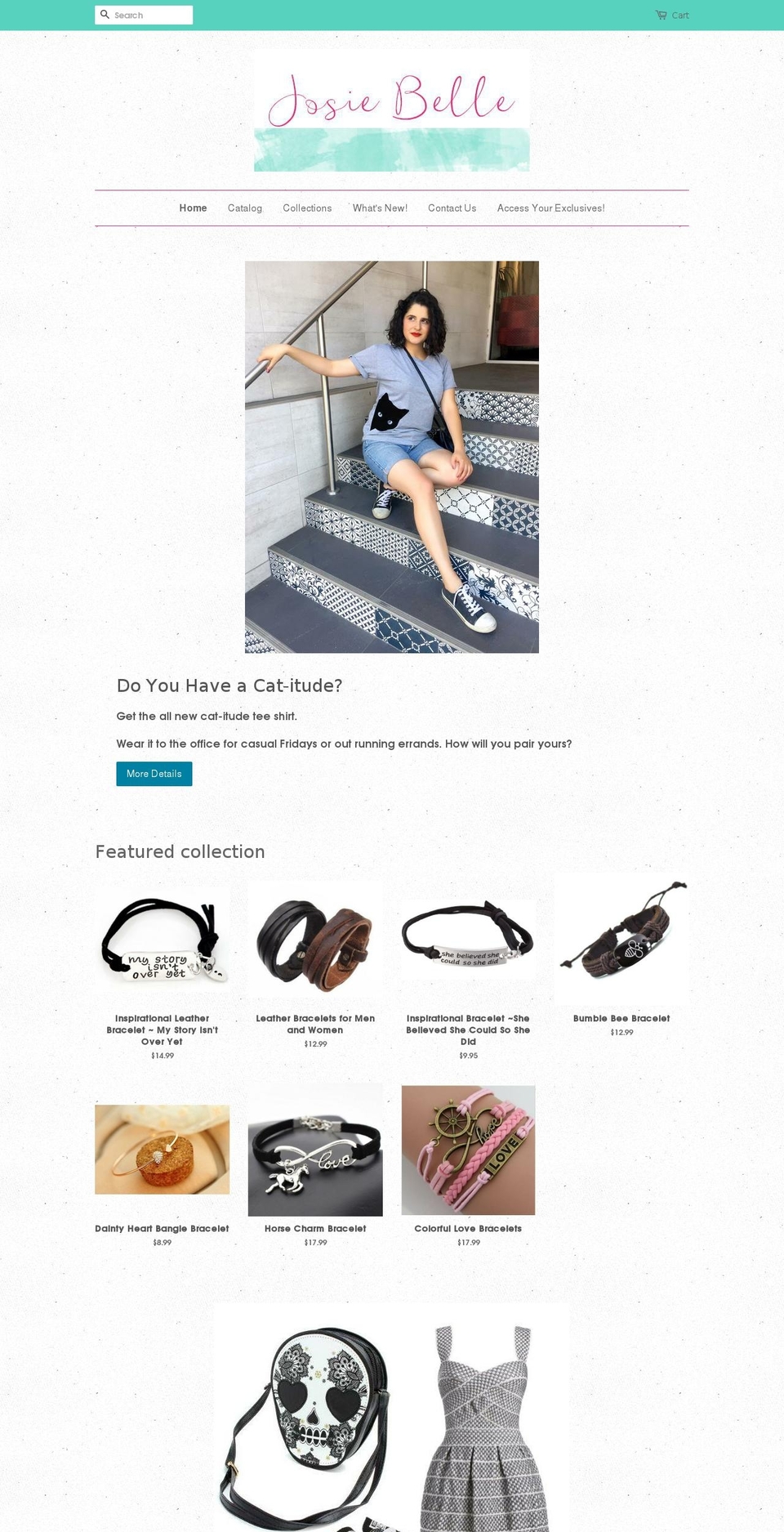josie-belle.com — Shopify storefront screenshot
