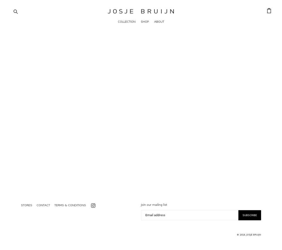 josjebruijn.com shopify website screenshot