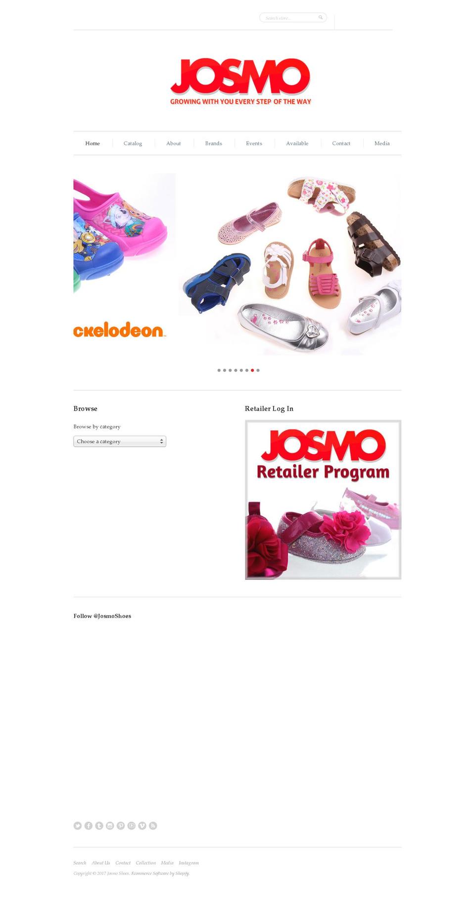 josmo.com shopify website screenshot