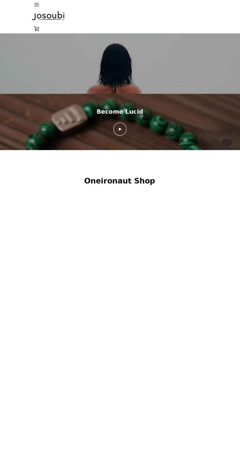 josoubi.com — Shopify storefront screenshot