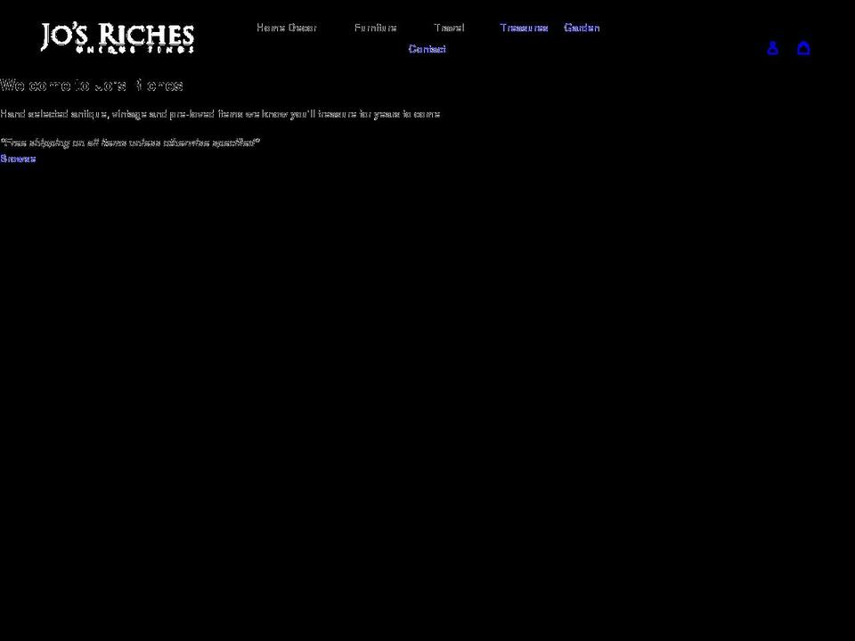 josriches.co.uk shopify website screenshot