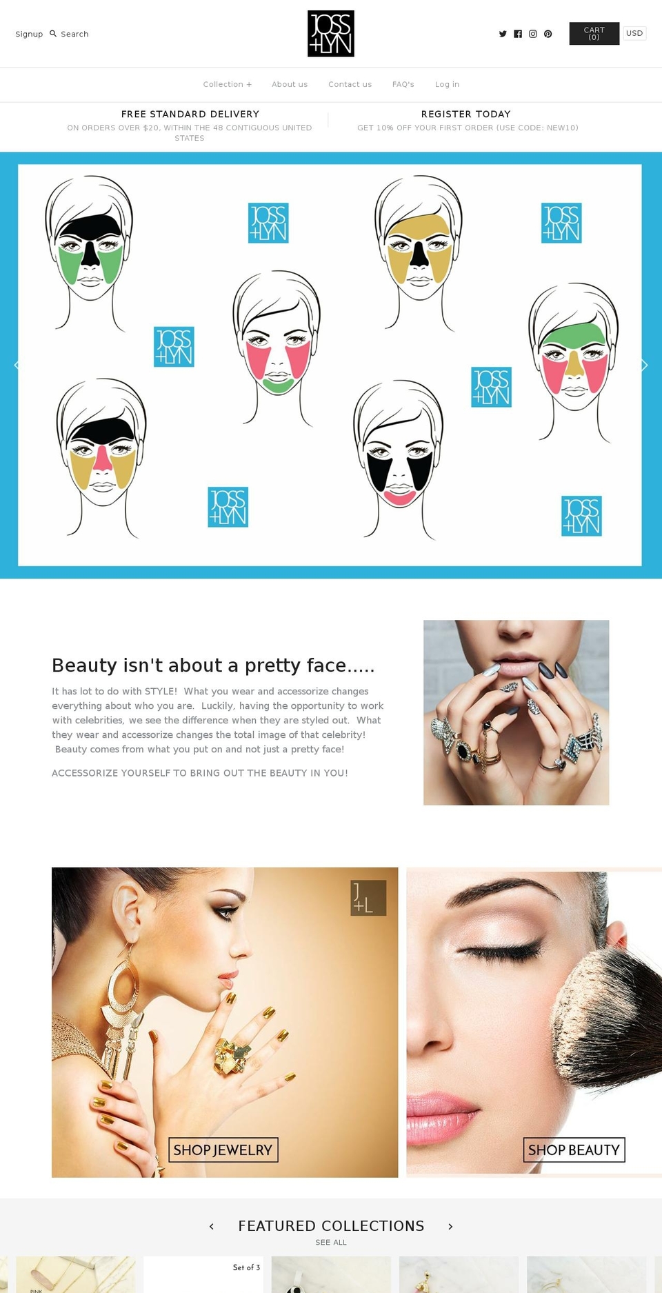 josslynshop.com — Shopify storefront screenshot