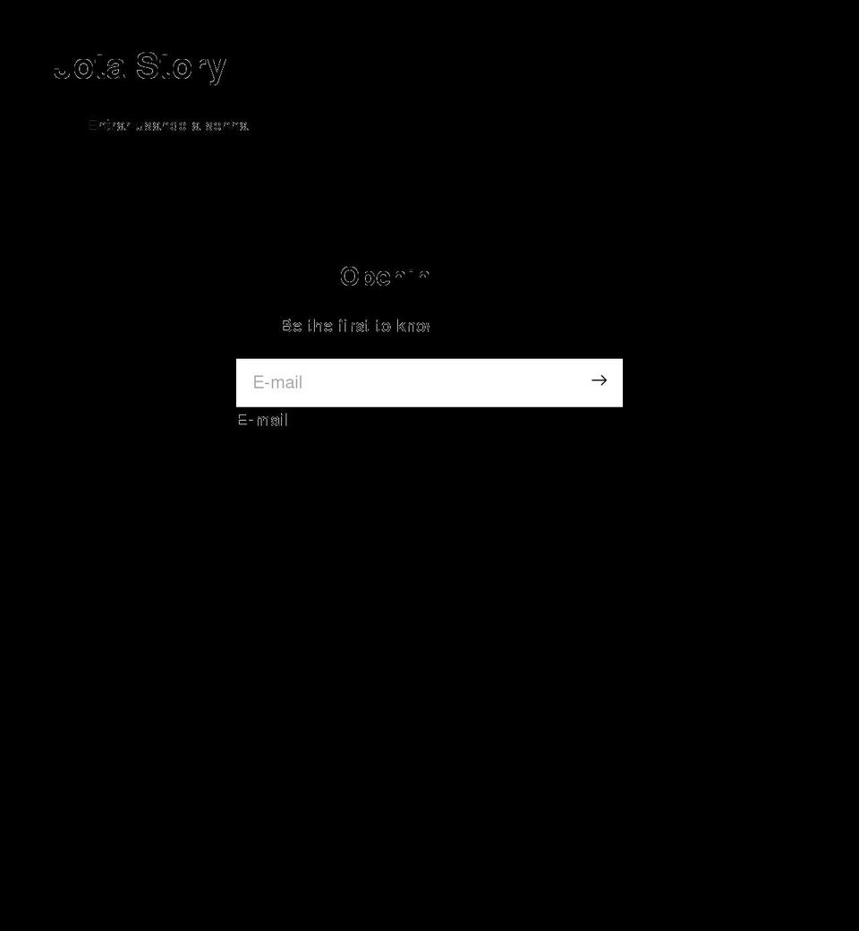 jotastory.com shopify website screenshot