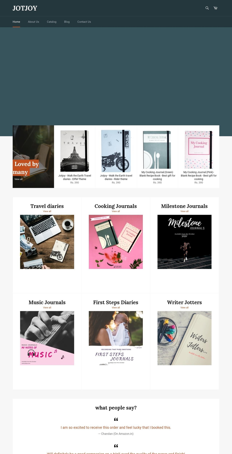 jotjoy.com — Shopify storefront screenshot