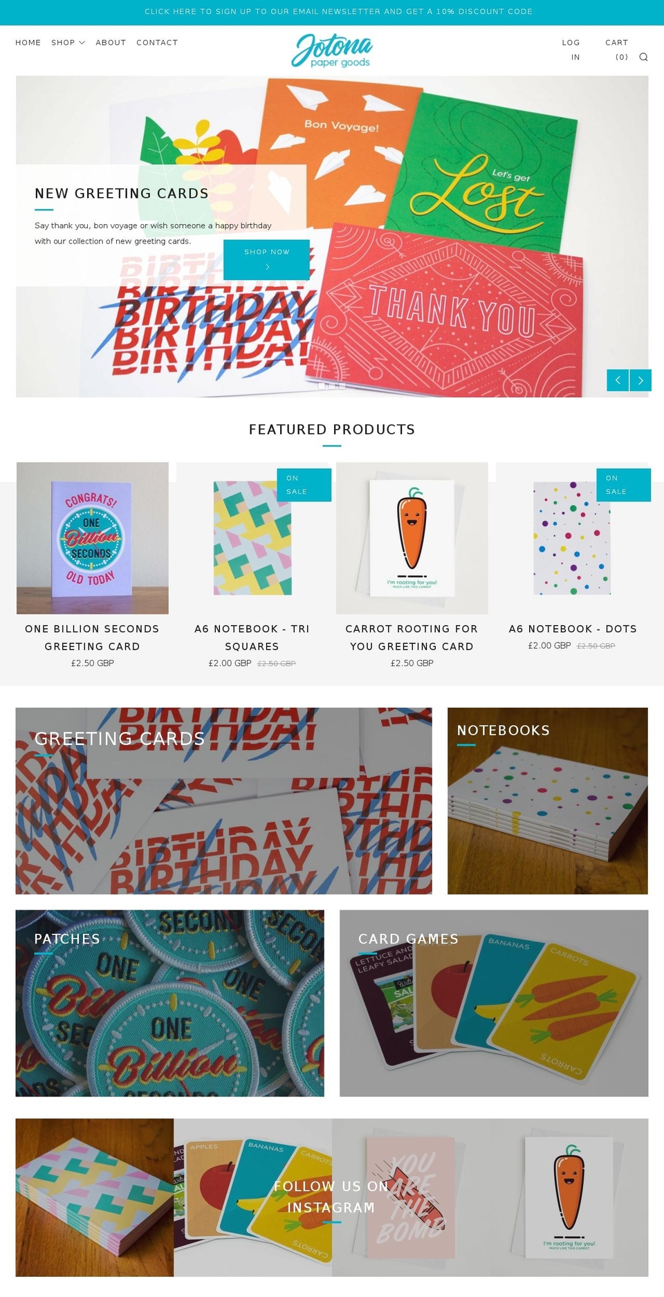 jotona.com — Shopify storefront screenshot