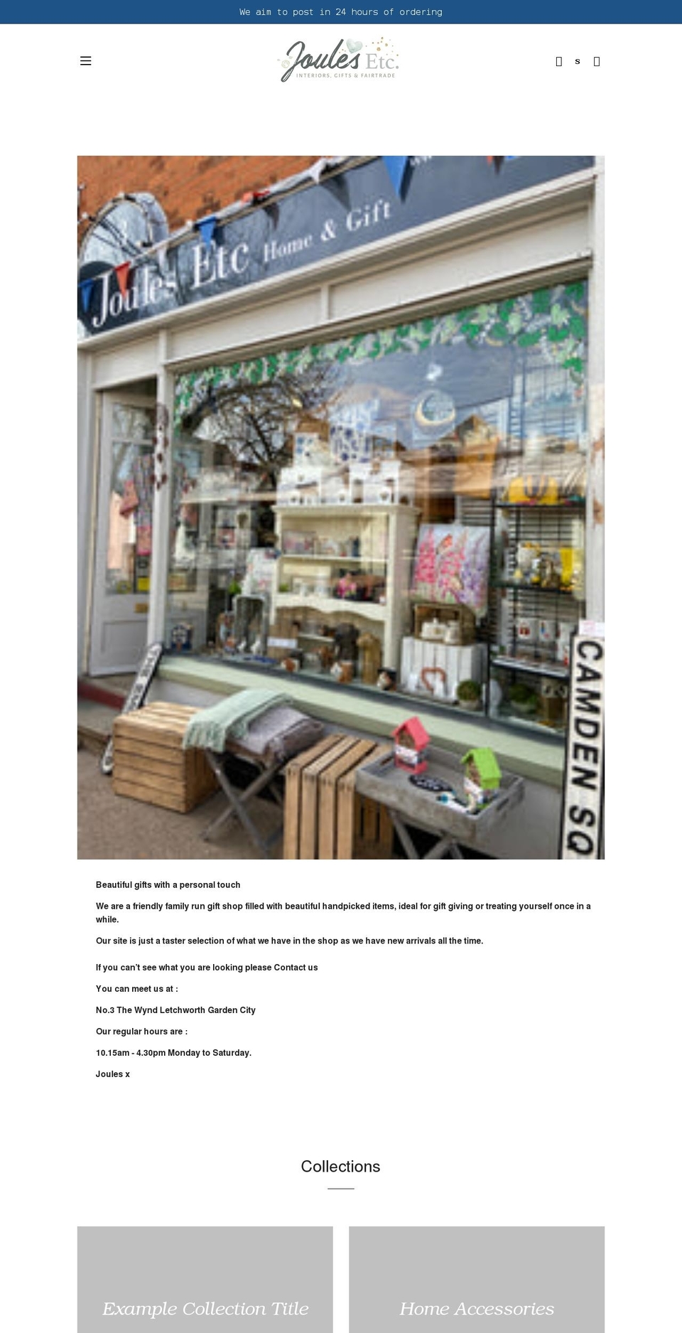 joulesetc.co.uk shopify website screenshot