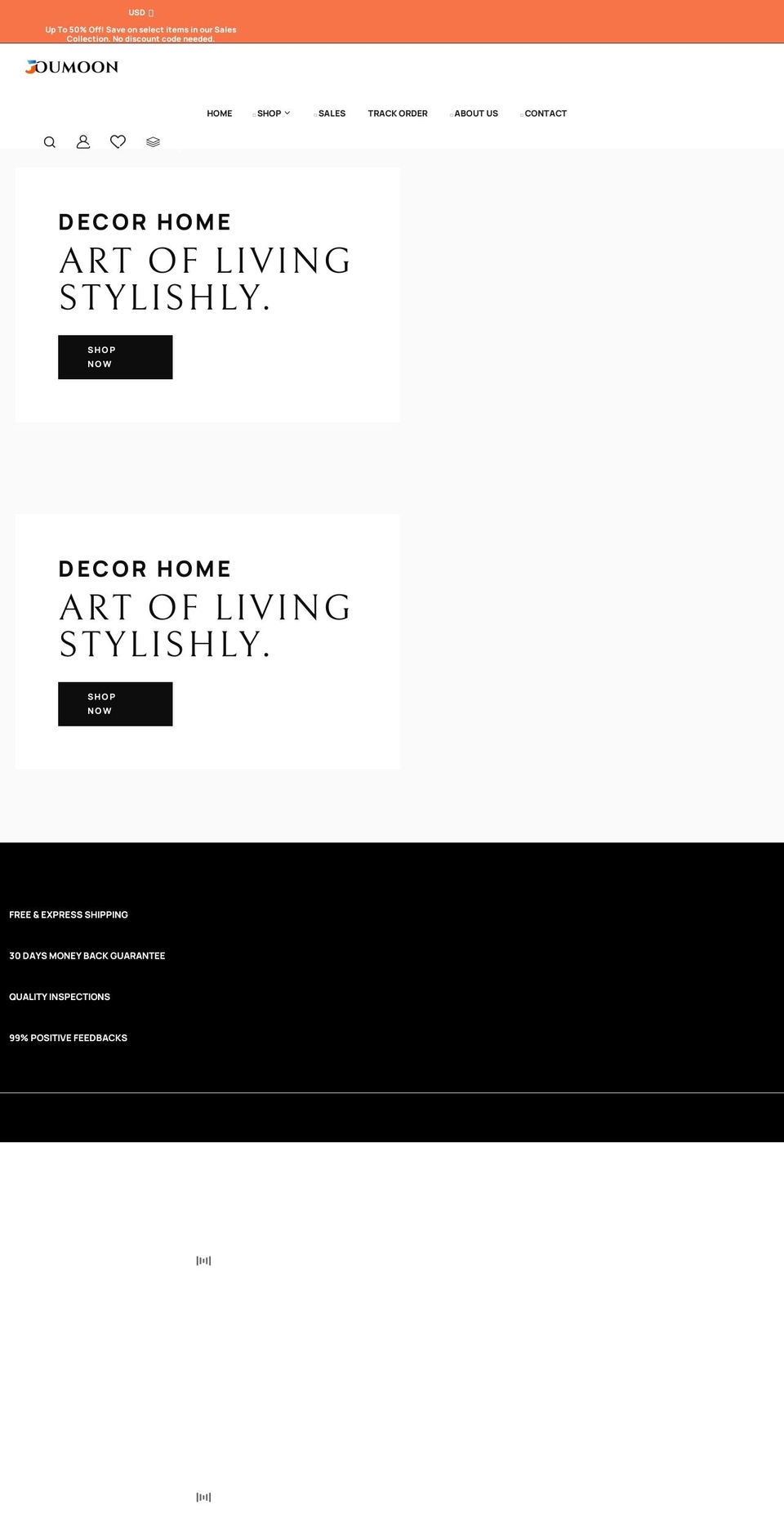 joumoon.com shopify website screenshot