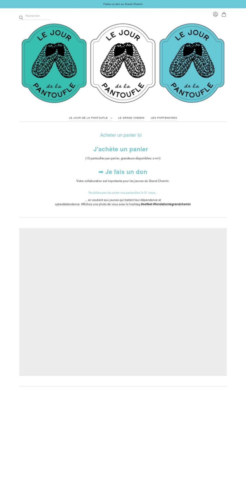 jourdelapantoufle.com shopify website screenshot