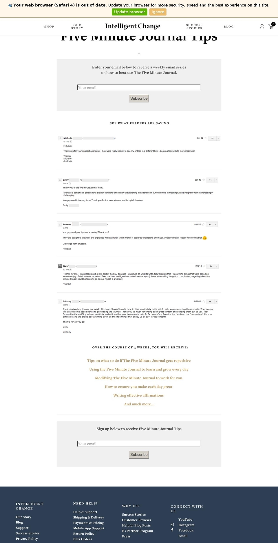 journalhabit.com — Shopify storefront screenshot