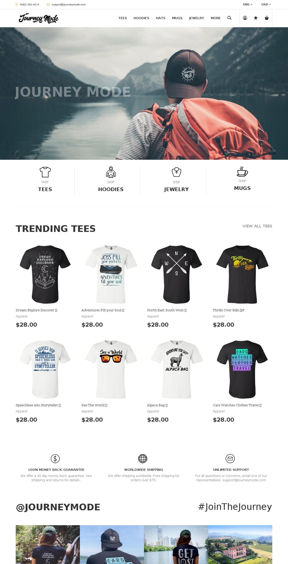 new-index-14 Shopify theme site example journeymode.com